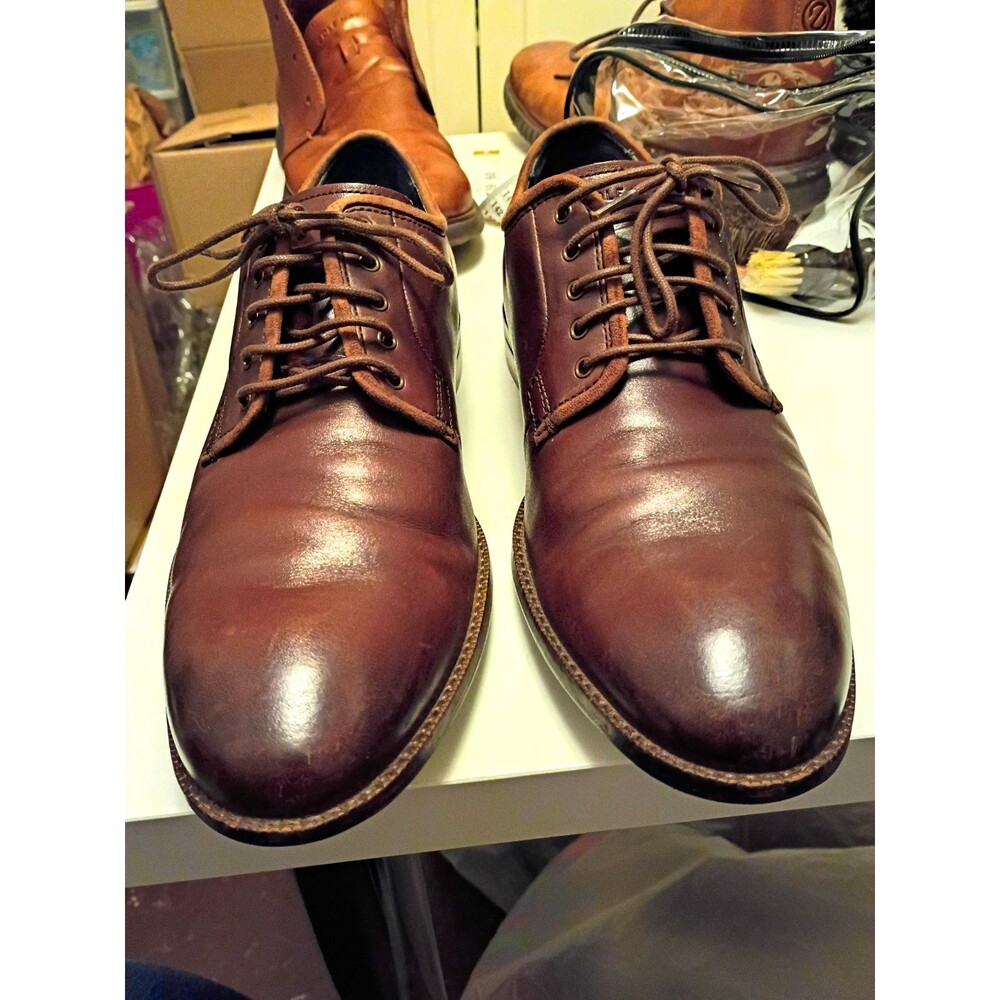 Cole Haan Men’s Brown Leather Lace-Up Oxford Dress Shoes US 9 M